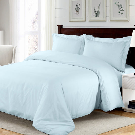 3 pcs blue wholesale quilt set, customized ultra soft bedding set, various size, affordable price, high quality