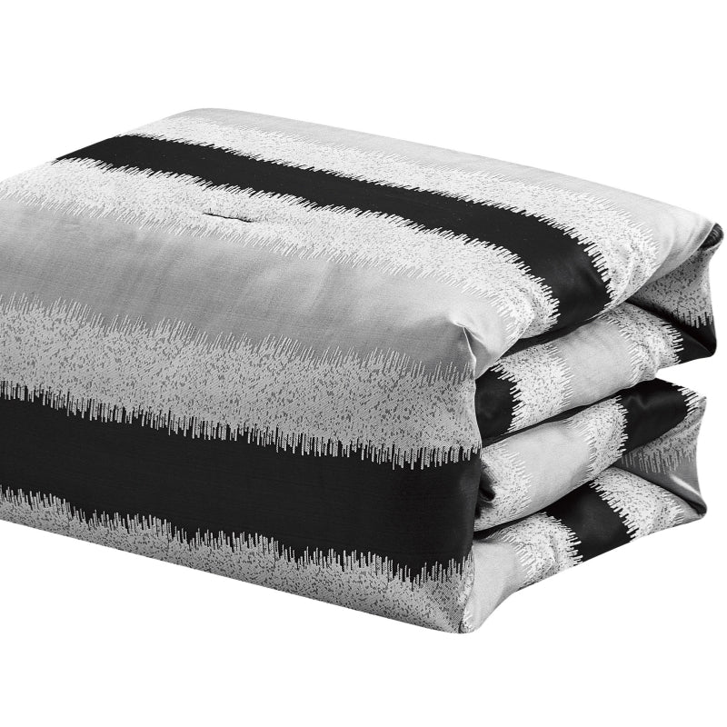 affordable striped comforter set