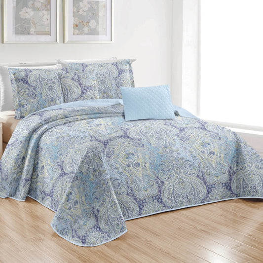 5 pcs flower printed wholesale quilt set, queen/king size bedding set, various size, affordable price, high quality