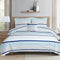 stripe print microfiber ultrasonic 4 pieces quilt set, wholesale at affordable price, various size and pattern