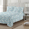 floral printed bed sheet set, fitted sheet