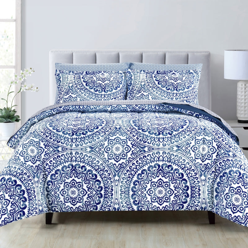 luxury printed 7 pcs double-sided available quilt set, wholesale at affordable price, various size and pattern