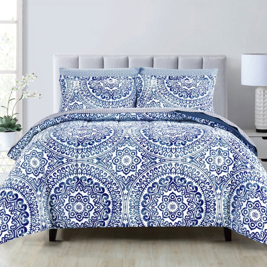 luxury printed 7 pcs double-sided available quilt set, wholesale at affordable price, various size and pattern