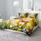 Winter cartoon design  digital printing comforter bedding set three-piece set quilt with pillowcase  warm and cozy