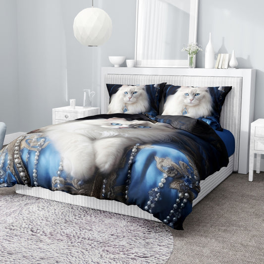 NEW style Digital Printed  comforter set polka dot pattern queen king size flora quilt cover with pillowcase