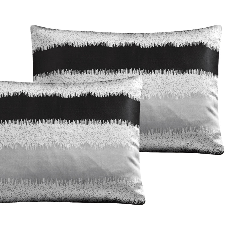 2 pieces stripe pillowcase cover set