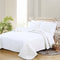 spring  New flower ultrasonic quilt solid color three-piece ins style, student dormitory polyester bed cover air conditioning quilt
