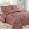 fashion flower printed 3 pieces quilt set, wholesale at affordable price, various size and pattern
