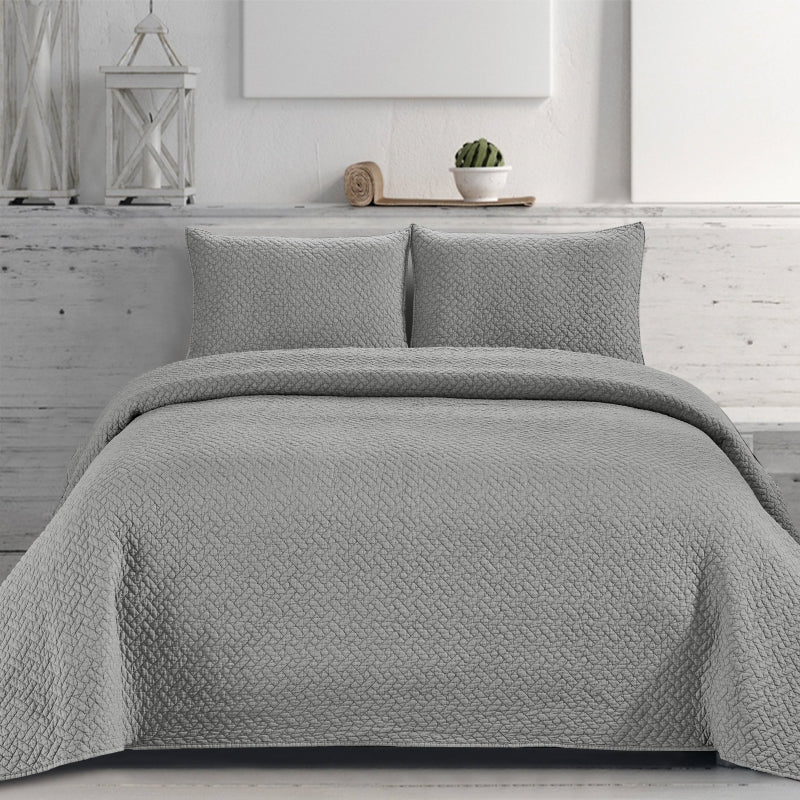 Luxury Stone Washed 3 PCS Bedding Quilt Set，affordable price, high quality