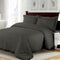 3 pcs grey wholesale quilt set, customized ultra soft bedding set, various size, affordable price, high quality