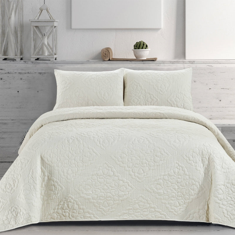 Luxury Stone Washed 3 PCS Bedding Quilt Set，affordable price, high quality