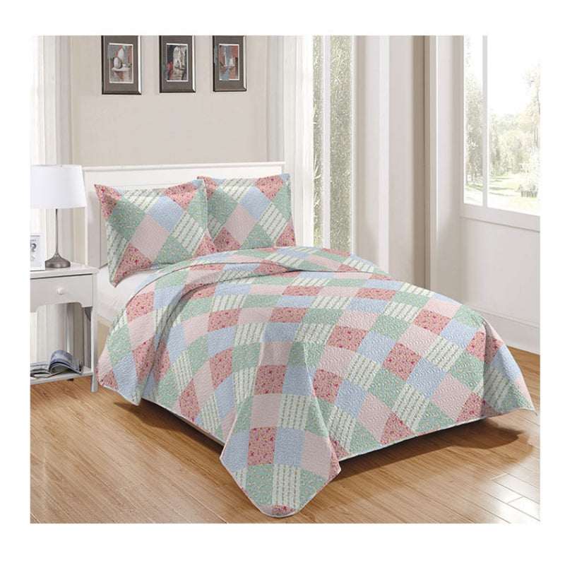 printed 3 pieces bedding sets with quilt cover and pillowcases, wholesale at affordable price, various size and pattern