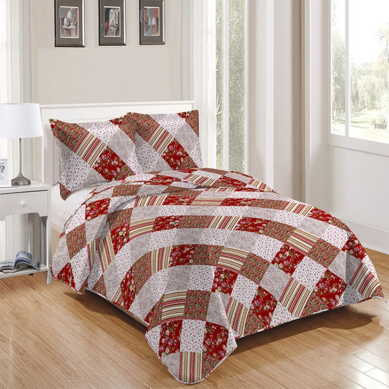 printed 3 pieces bedding sets with quilt cover and pillowcases, wholesale at affordable price, various size and pattern