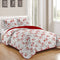 printed 3 pieces bedding sets with quilt cover and pillowcases, wholesale at affordable price, various size and pattern