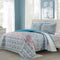3 pcs bedspread quilt set, twin/full/queen/king size quilt coverlet, lightweight microfiber printed bedding set