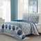3 pcs bedspread quilt set, twin/full/queen/king size quilt coverlet, lightweight microfiber printed bedding set