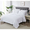 3 pcs white quilted wholesale quilt cover set, various size, affordable price, high quality