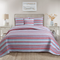 4 pieces print bedding quilt set, pastoral style, soft and comfortable