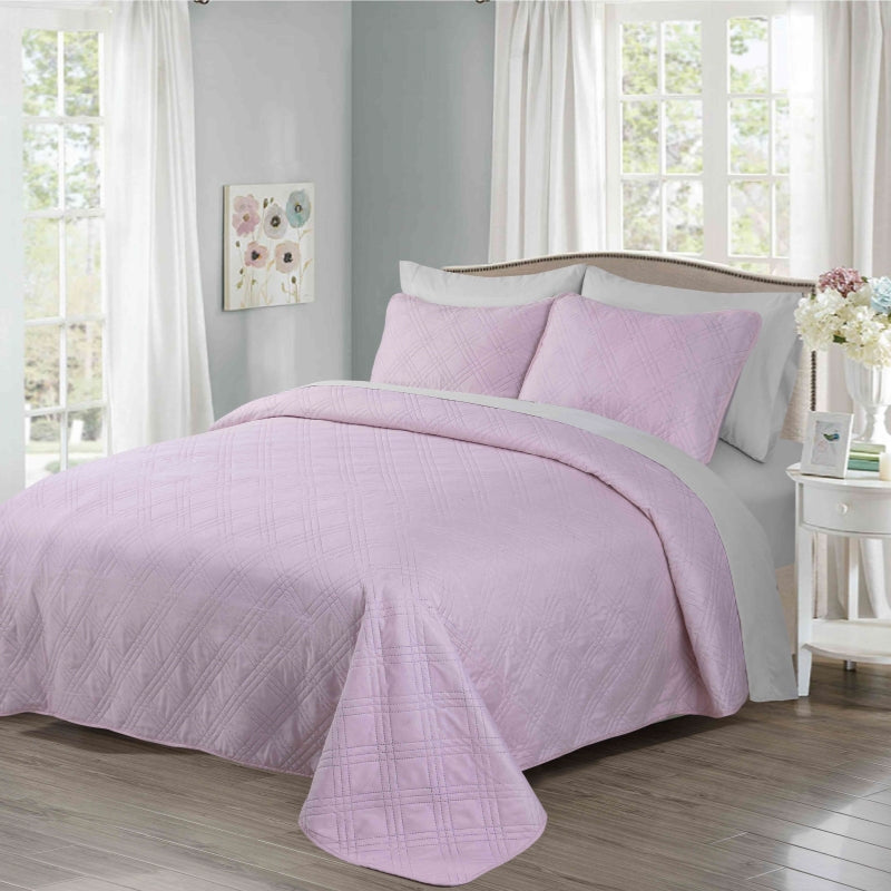 7 pcs pink wholesale quilt set, cute and soft, affordable price, high quality