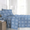 4 pcs blue flower print wholesale bedding set, affordable price, high quality quilt set