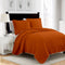 orange bedding quit cover set