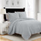 grey bedding quit cover set