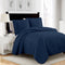 blue quilt set with 2 pillowcases