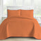 ultrasonic quilted orange 3 pieces quilt set, wholesale at affordable price, various size and pattern