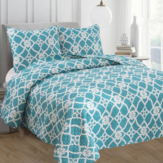luxury printed bedding quit cover set