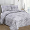 luxury printed bedding quit cover set